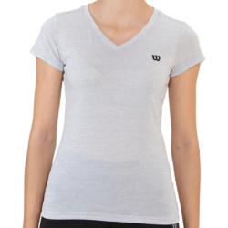 Polera Mujer Wilson Jaspeada Gris