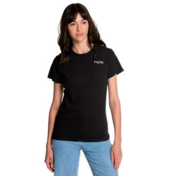 Polera Nox Basic Casual Negra/Rosa