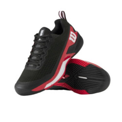 Zapatillas Wilson Rush Pro 4.5 Negro/Rojo