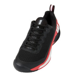 Zapatillas Wilson Rush Pro 4.5 Negro/Rojo