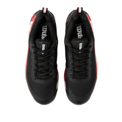 Zapatillas Wilson Rush Pro 4.5 Negro/Rojo