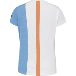 Polera Babolat Play Mujer Blanco/Azul