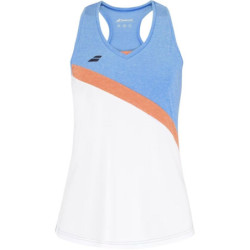 Polera Babolat Play Mujer Tank Top Blanco/Azul