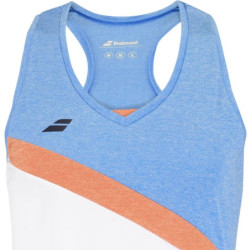 Polera Babolat Play Mujer Tank Top Blanco/Azul