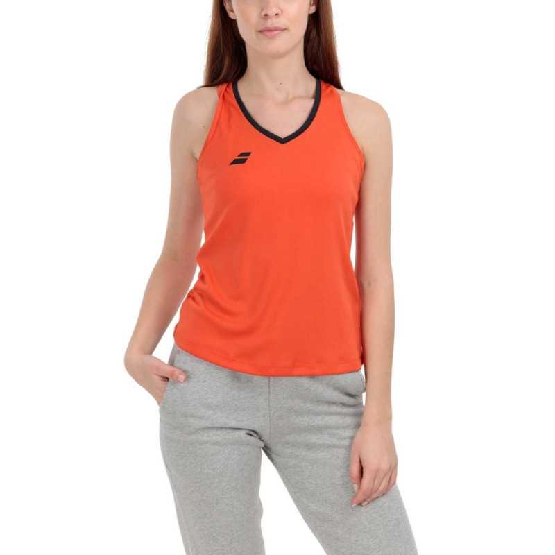 Polera Babolat Play Mujer Tank Top Rojo