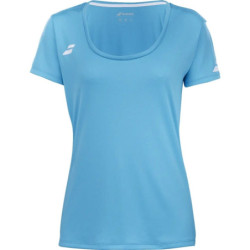 Polera Babolat Play Mujer Cap Sleeve Celeste