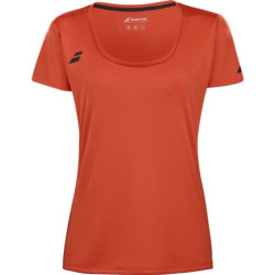 Polera Babolat Play Mujer Cap Sleeve Rojo