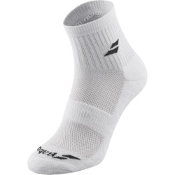 Calcetines Babolat Tripack Unisex Tobilleros Blancos