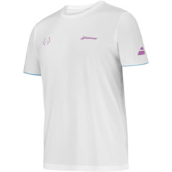 Polera Babolat Crew Neck Lebron Blanca