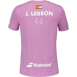 Polera Babolat Crew Neck Lebron Rosada