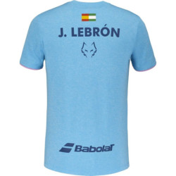 Polera Babolat Crew Neck Lebron Azul Claro