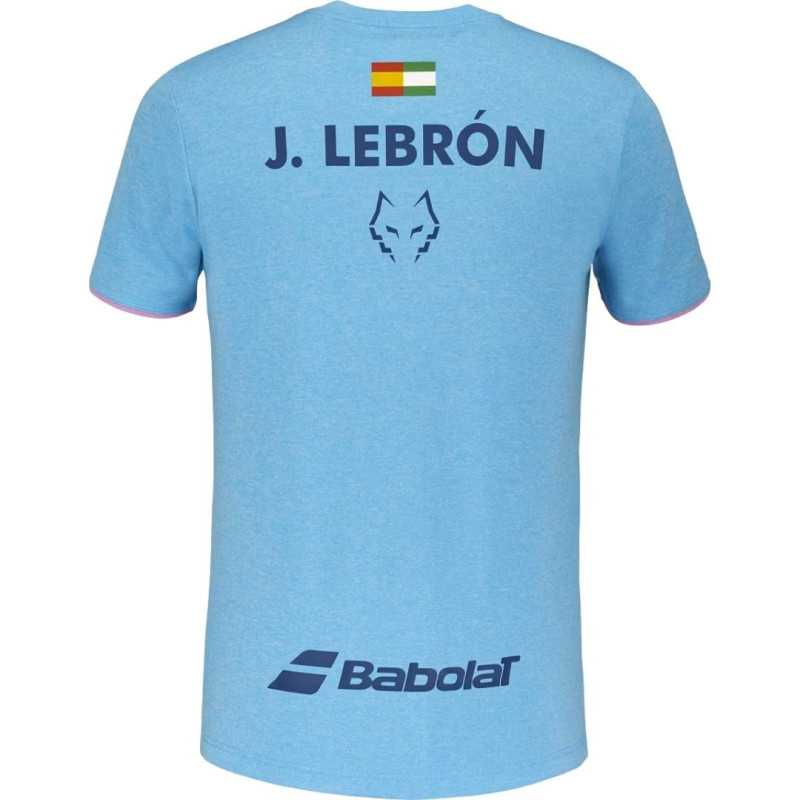 Polera Babolat Crew Neck Lebron Azul Claro