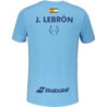 Polera Babolat Crew Neck Lebron Azul Claro
