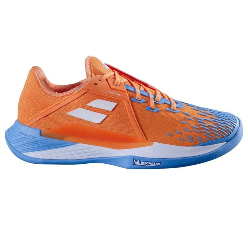Zapatilla Babolat Hombre Propulse Fury 3 Naranjo/Azul