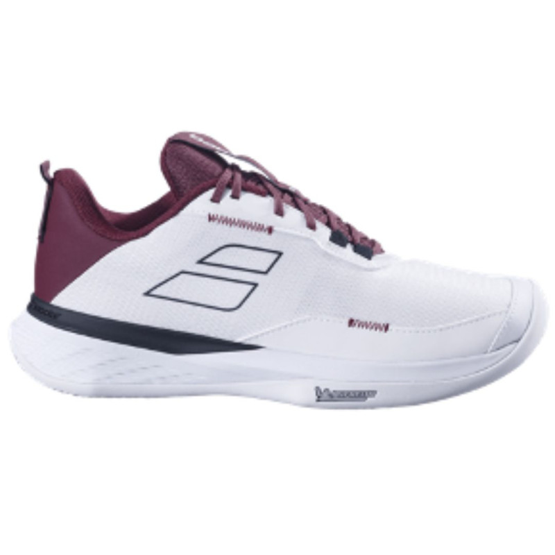 Zapatilla Babolat Mujer SFX Blanco/Rojo Terracota