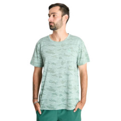 Polera Wilson Poly Camuflaje Verde