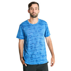 Polera Wilson Poly Camuflaje Azul