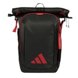 Mochila Adidas Multigame 3.5 Negro/Rojo 2026 By Ale Galan