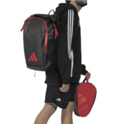 Mochila Adidas Multigame 3.5 Negro/Rojo 2026 By Ale Galan