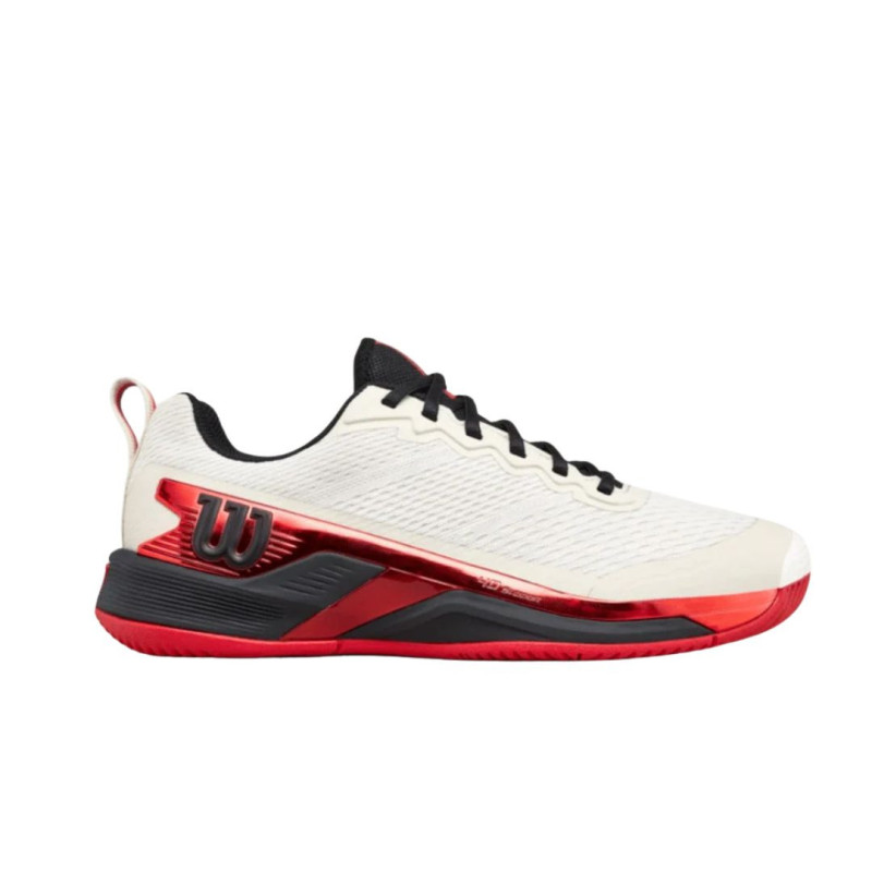 Zapatillas Wilson Rush Pro 4.5 Blanco/Rojo