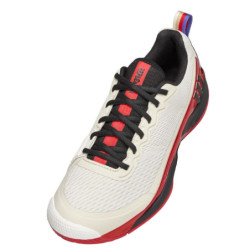 Zapatillas Wilson Rush Pro 4.5 Blanco/Rojo