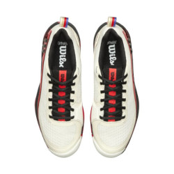 Zapatillas Wilson Rush Pro 4.5 Blanco/Rojo