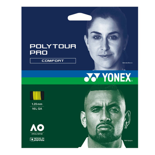 Sachet de Cuerdas Yonex PolyTour Pro Amarillo 1.25