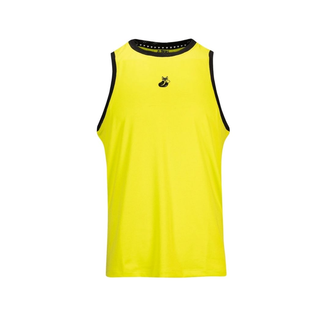 Polera Tilki Sin Mangas Tank Mesh Yellow/Black