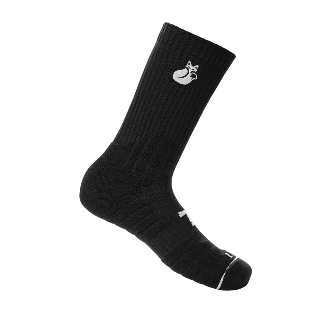 Calcetines Tilki Crew D4 Negro/Blanco