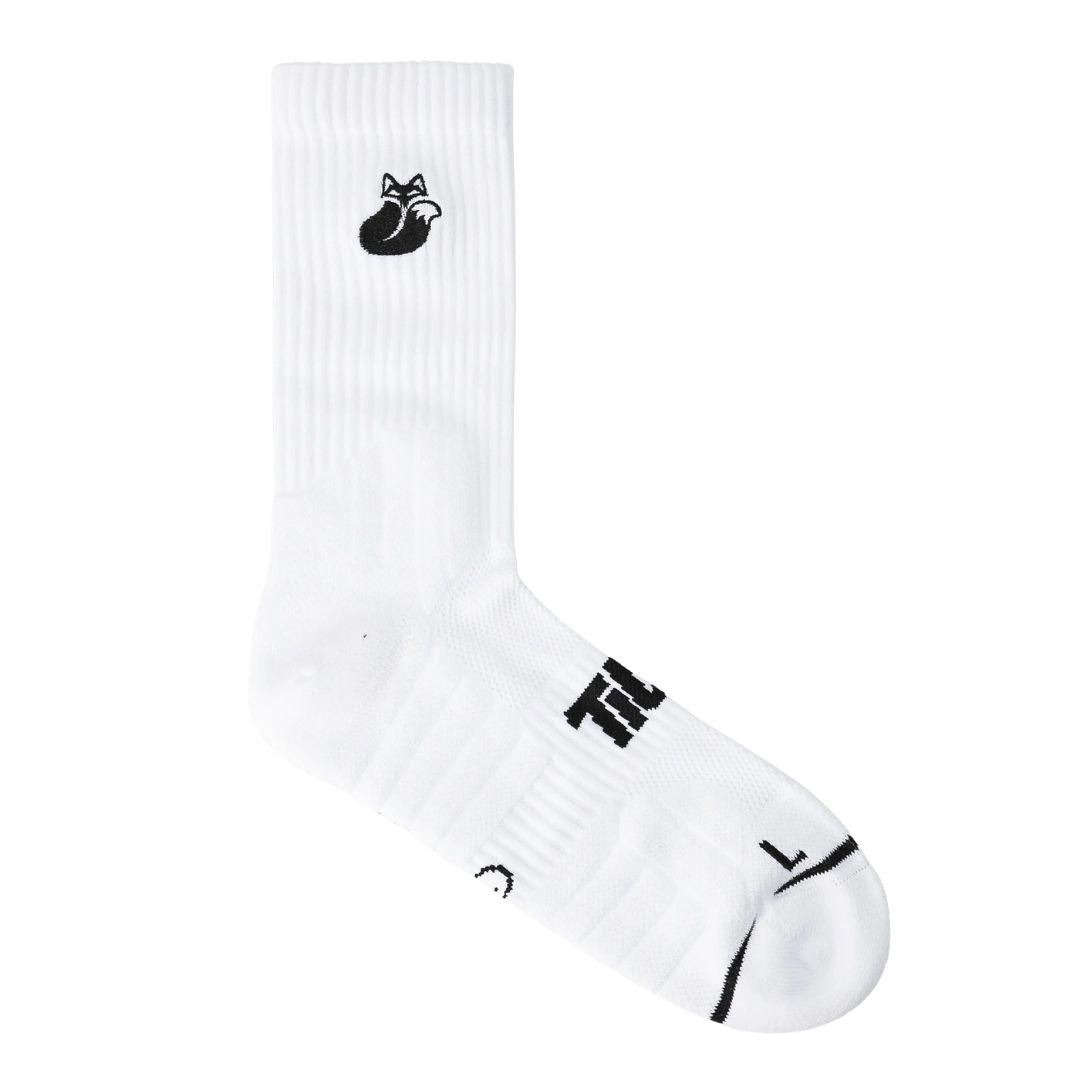 Calcetines Tilki Crew D4 Blanco/Negro