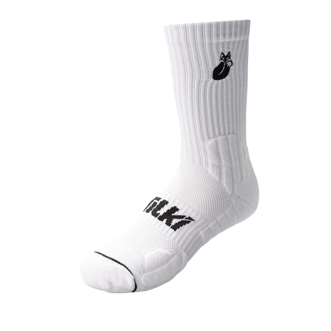 Calcetines Tilki Crew D4 Blanco/Negro