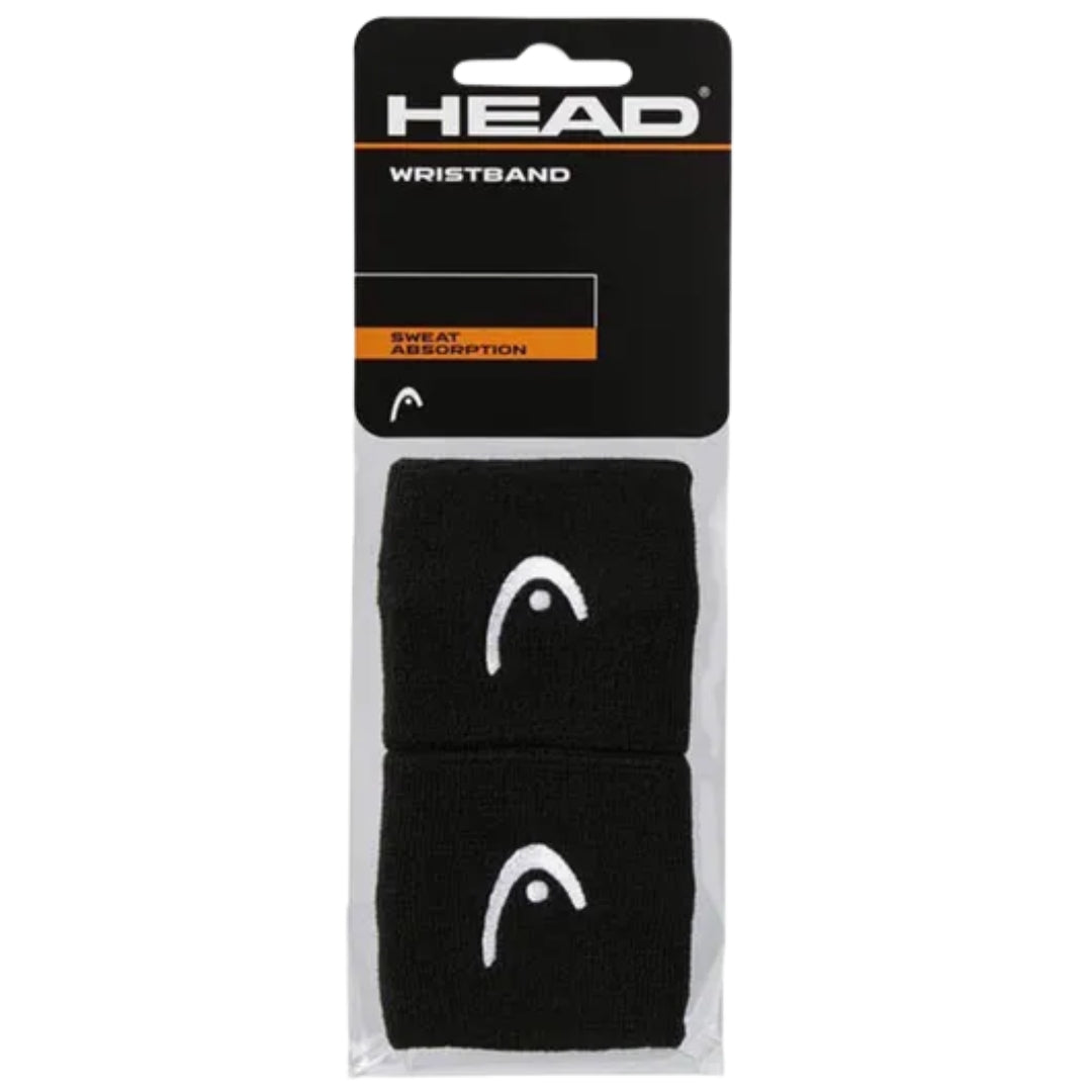 Muñequeras Head Cortas Negro