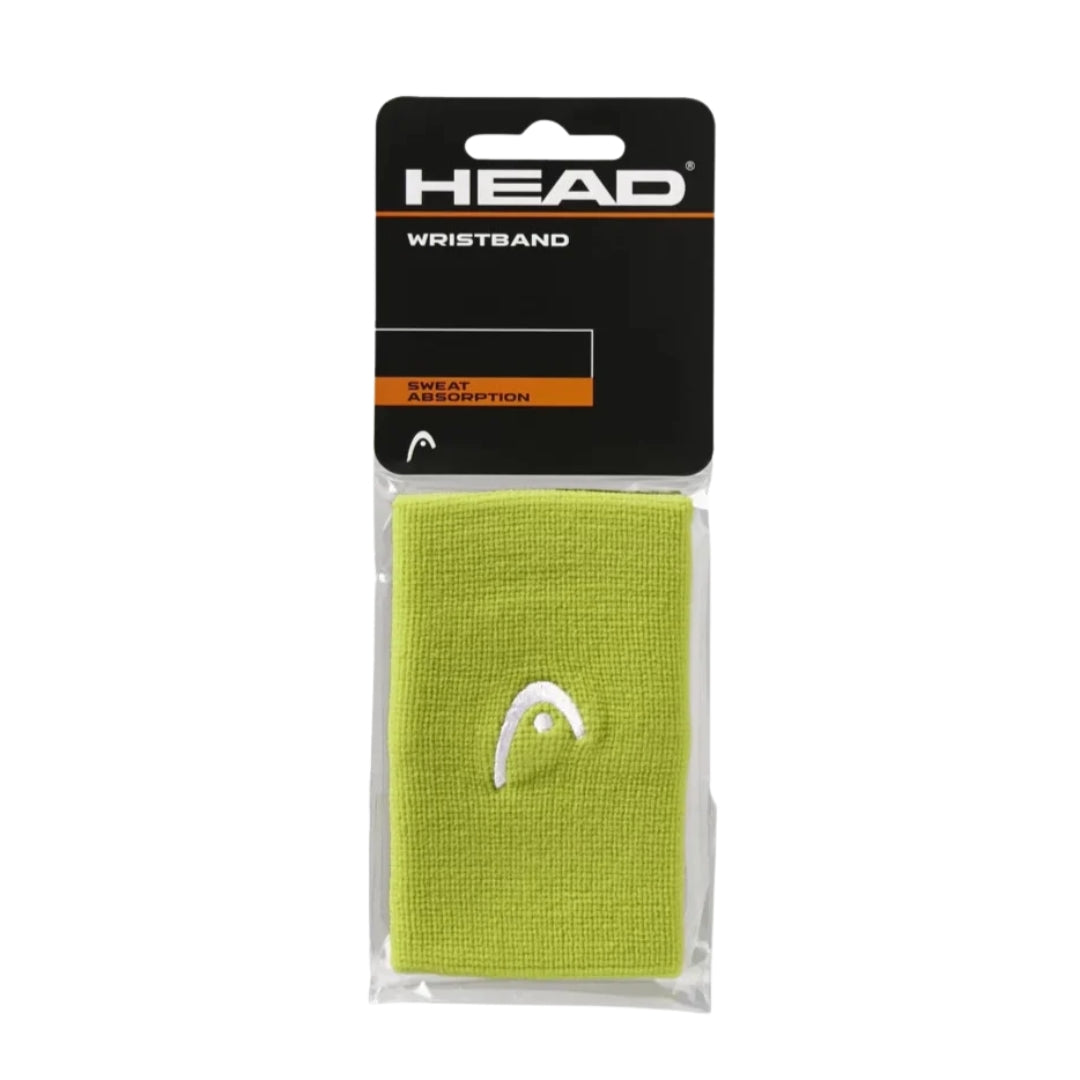 Muñequeras Head Largas Verde Limon