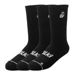 Calcetines Tilki Comfort Tripack Negro/Blanco