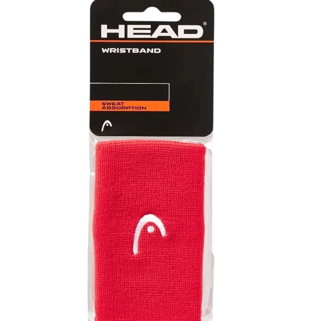 Muñequeras Head Largas Rojas