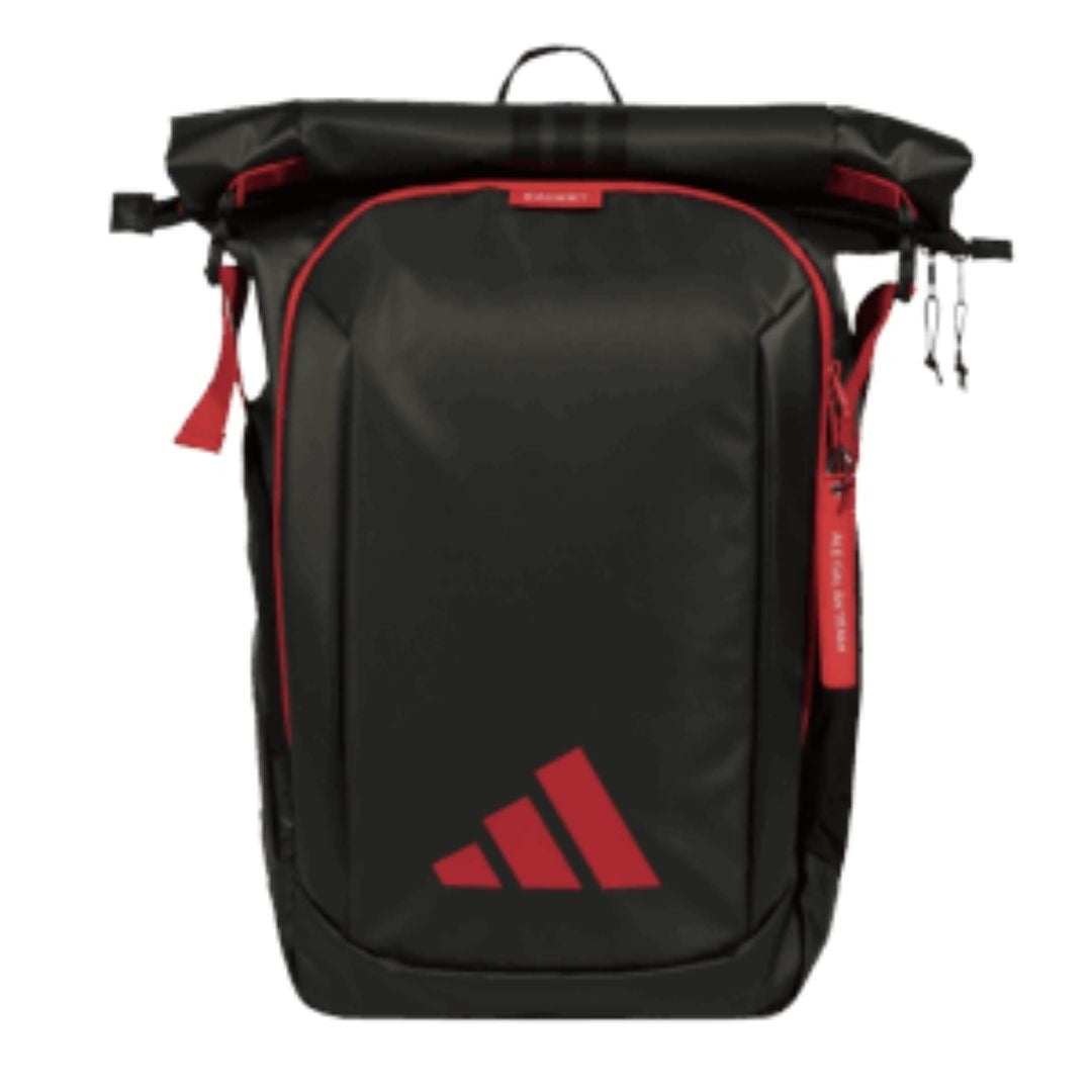 Mochila Adidas Multigame 3.5 Negro/Rojo 2026 By Ale Galan