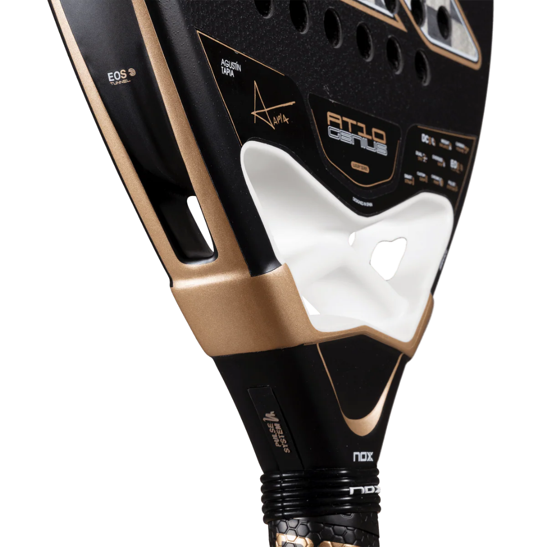 Pala de Pádel Nox AT10 Luxury Genius 18K Alum 2026 By Agustín Tapia