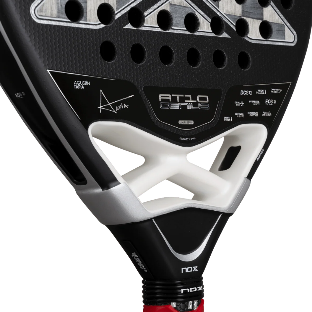 Pala de Pádel Nox AT10 Luxury Genius Attack 18K Alum 2026 By Agustín Tapia